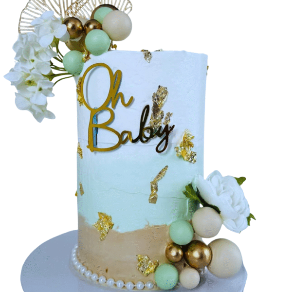 Baby shower cake design
