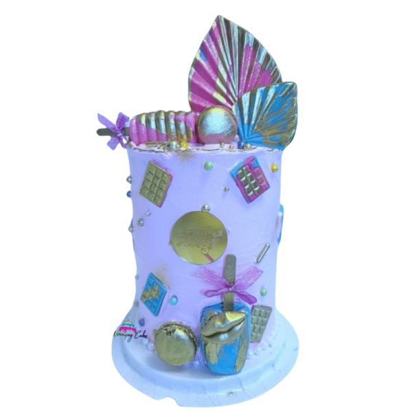 6 inches pink cake