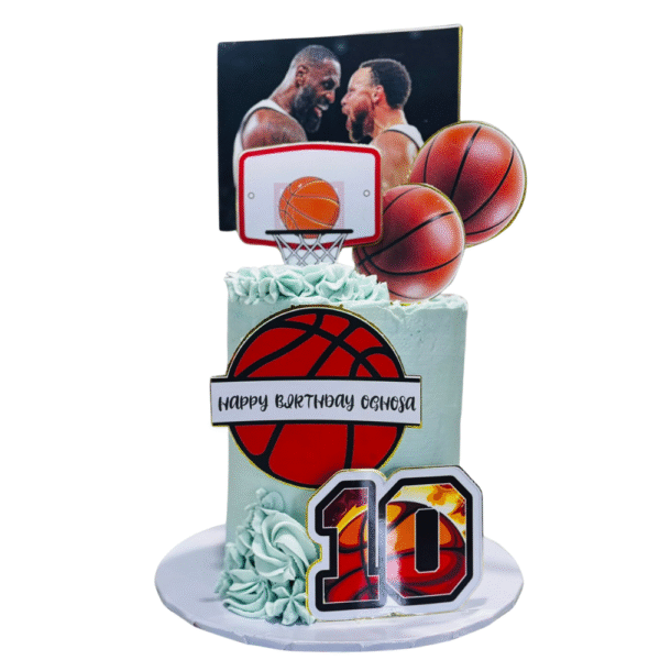 6 inches Basketball cake