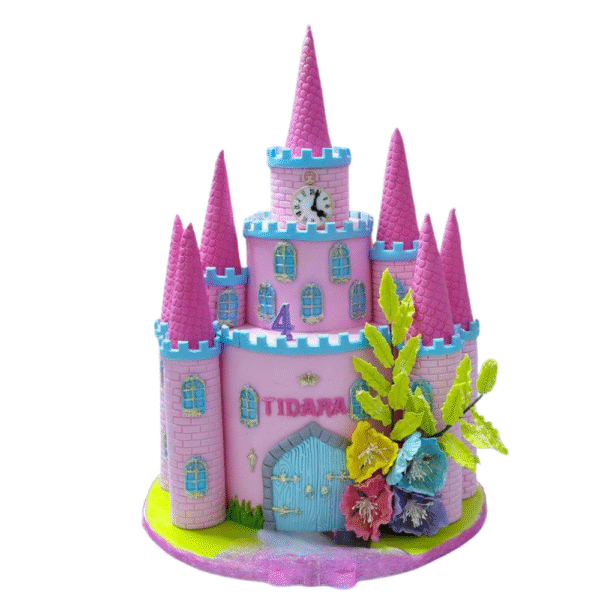Fondant Castle Cake
