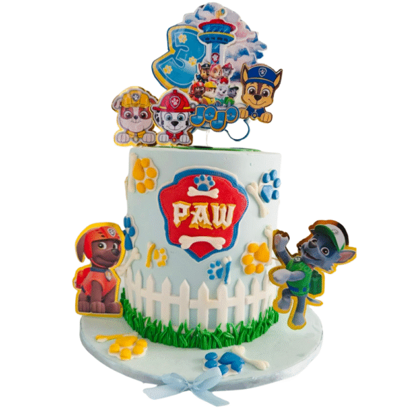 Paw Patrol Fondant Birthday Cake design