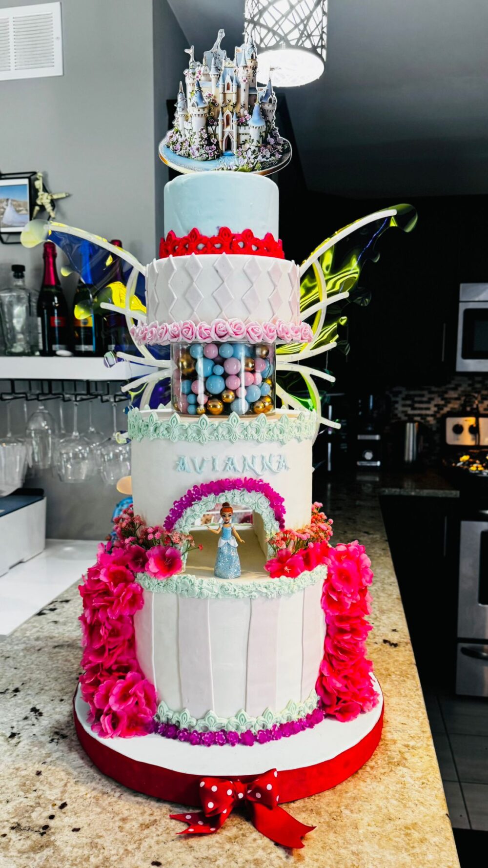 Princess Cinderella Birthday Cake design