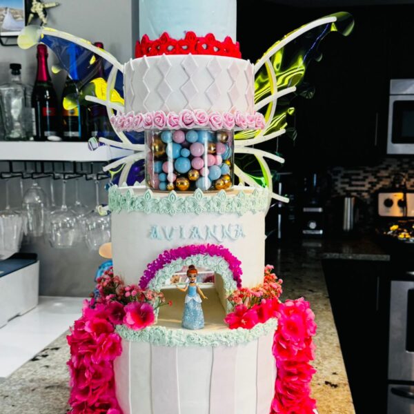 Princess Cinderella Birthday Cake design